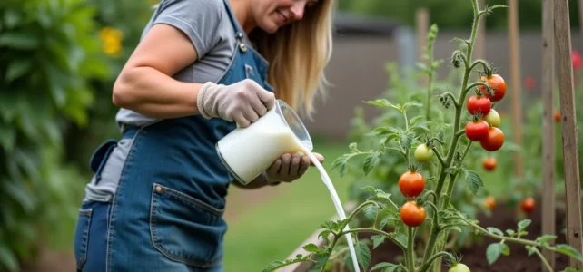 Pourquoi arroser les tomates avec du lait améliore leur croissance et leur santé Pourquoi arroser les tomates avec du lait améliore leur croissance et leur santé
